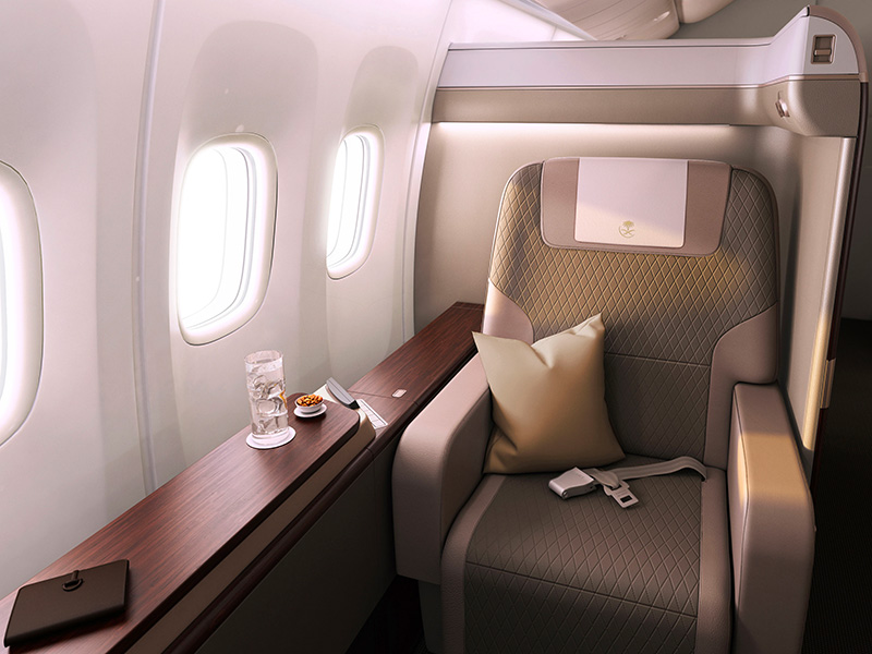 Personal Reading Light & Air Conditioning | Passenger Controlled Suite Mood Lighting